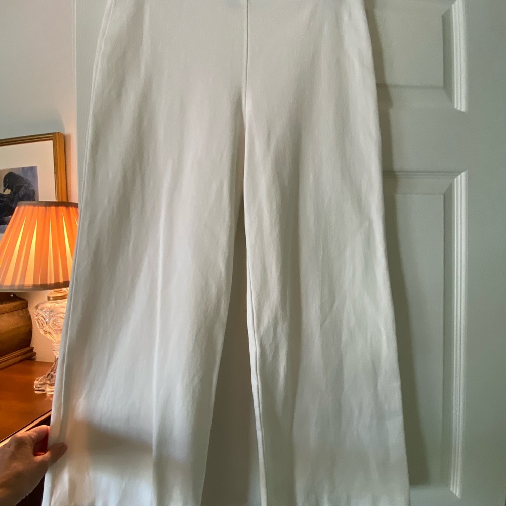 Fifteen Twenty Cream wide leg pant